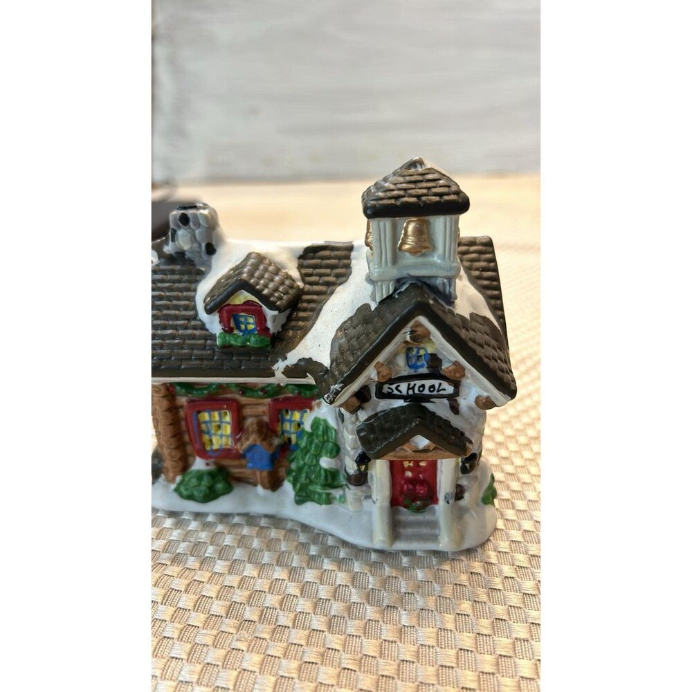2005 Wellington Square School House Christmas Village